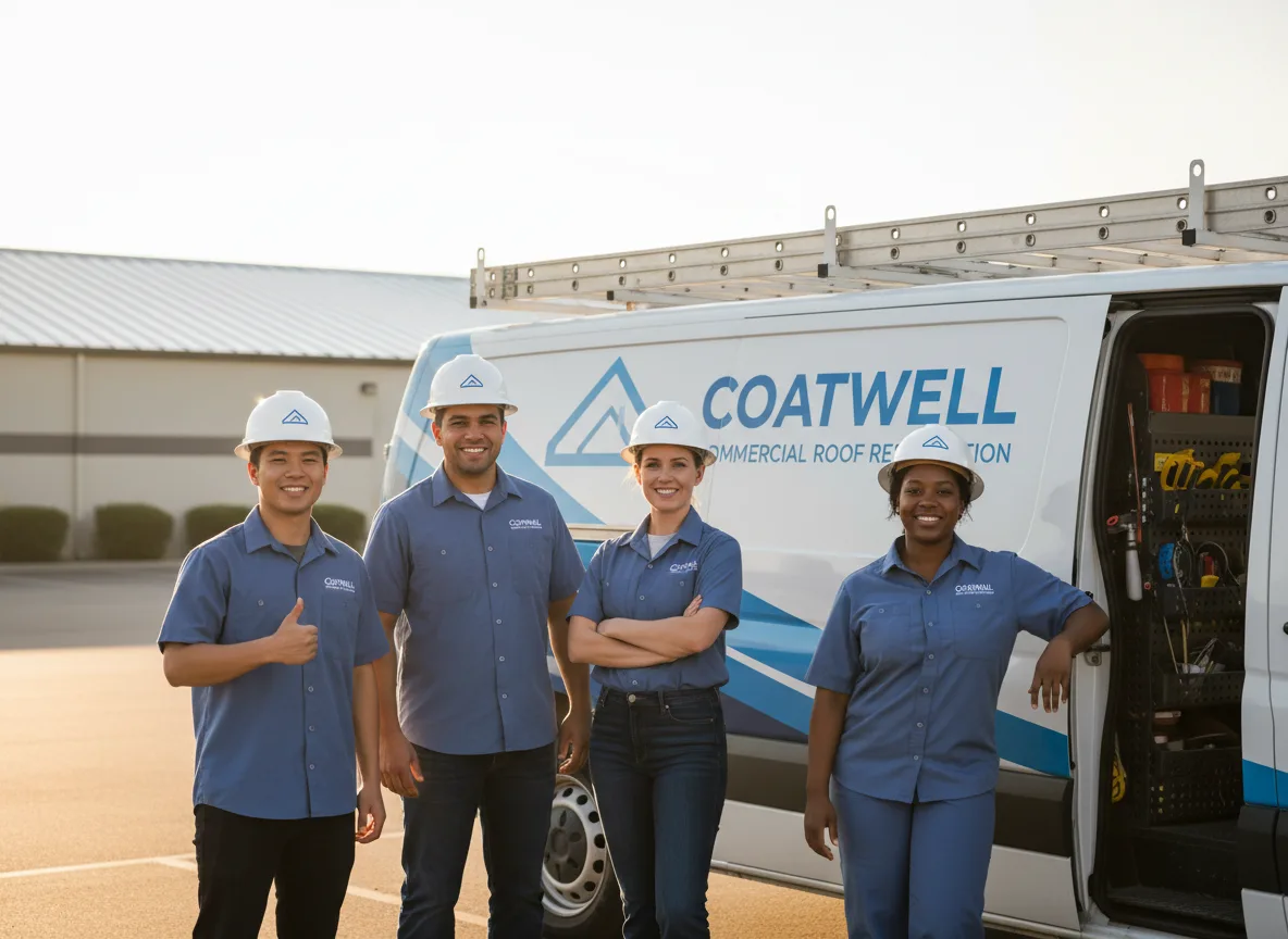 Commercial roof coating company in Peterson, MN